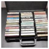 Case of Vintage Cassette Tapes Assorted Artists