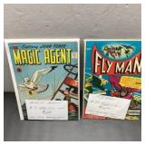 Silver Age Magic Agent & Fly Man Comic Books