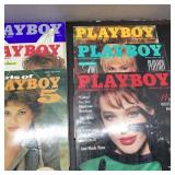 6 Miscellaneous Playboy Magazines