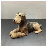 Sandicast Airedale Dog Sculpture 6 x 10 in.