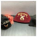 Shriners Fez Hats Medinah Sahara Color Guard Lot