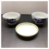 Royal Sealy Bowls and Pfaltzgraff Plate Set