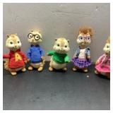 Ty Alvin and the Chipmunks Plush Dolls 2012 Set