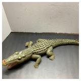 Large 23-Inch Crocodile Toy Missing Tail Tip