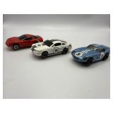 Three Vintage Slot Cars Assorted Makes
