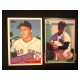 Roger Clemens Rookie Cards Topps and Fleer