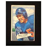 1951 Bowman Billy Stone Chicago Bears Card
