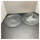 Glass Plates, Dove and Sled Scenes