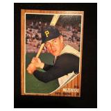 1962 Topps Bill Mazeroski Pirates Card #353