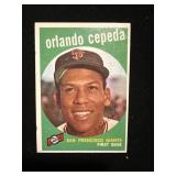 1959 Topps Orlando Cepeda Card #390 Giants