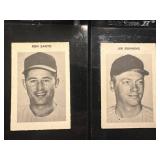 1969 Milton Bradley Ron Santo & Jim Bunning Cards