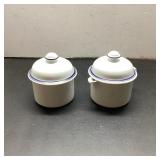 Dansk Sugar Bowl & Creamer Set With Lids