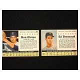 1961 Topps Don Elston #200 & Ed Bressoud #152