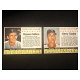 1960 Topps #56 & #29 Sullivan, Staley Cards