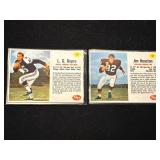 1962 Post Cereal Football Cards Dupre & Houston