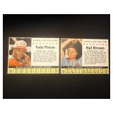 1961 Topps Star Cards Vada Pinson & Hal Brown