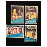 1971-72 Topps NBA Championship & Assists Cards Lot
