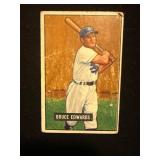 1951 Bowman Bruce Edwards Card No. 116