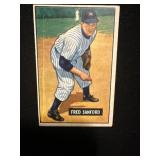 1951 Bowman Fred Sanford Yankees Card #145