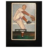 1951 Bowman Curt Simmons Card No. 111 Phillies