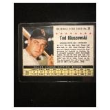 Ted Kluszewski Card No. 31 White Sox Infielder