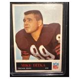 1962 Topps Mike Ditka Rookie Card #17 Bears