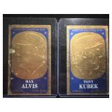 1965 Topps Embossed Kubek & Alvis Cards (2)