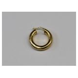14kt Gold Chunky Hoop Earring