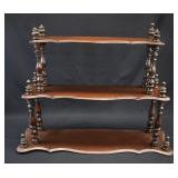 Victorian Mahogany 3-Tier What Not ï¿½tagï¿½re Shelf