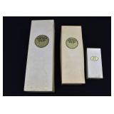 3 Boxed Bisque Porcelain Baby Dolls