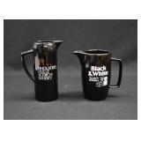 2 Scotch Whiskey Bar Advertising Jugs