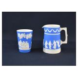 Copeland Spode Srigware Jasperware Jug & Tumbler