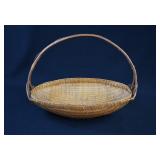 Mid-Century BOHO Wicker Gathering Basket