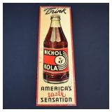 1920-40 Nichol Kola Tin Advertising Sign