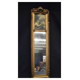 Antique French Trumeau Mirror