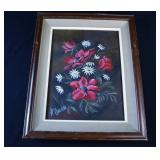 Starr Quinn Floral Oil on Canvas Painting