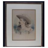 Aquatint Portrait William 'BUFFALO BILL' Cody