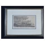 1840 Thomas Birch Engraving VIEW SACKETT'S HARBOR