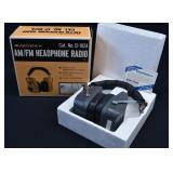 1980's Archer AM/FM Headphone Radio NIB