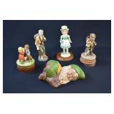 LOT- Vintage Porcelain Figurines & Music Boxes