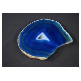 Sliced Banded Blue Agate Slab