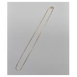 14kt Gold Bar Link 19' Chain Necklace
