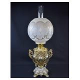 ca. 1900 American Gilt Parlor Oil