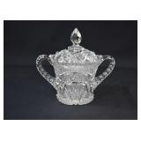 1908 Cambridge Glass WHEAT SHEAF Biscuit Jar