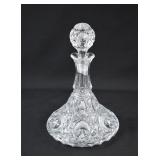PEEDEE German Handcut Crystal Captain's Decanter