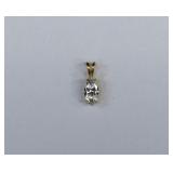 14kt Gold & CZ Pendant