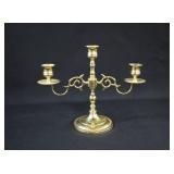 BALDWIN Brass Piano Top 3-Arm Candelabra