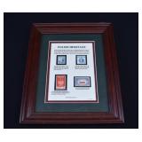 Framed Polish Heritage Postage Stamp with COA
