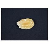 Raw Unpolished Specimen of Yellow Calcite Crystal