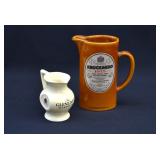 Knockando & Glenlivet Whiskey Bar Advertising Jugs